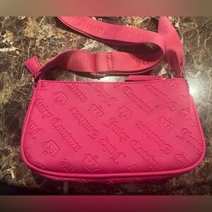 Juicy Couture pink purse with straps absolutely adorable,